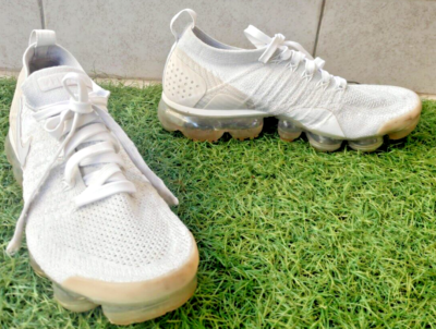air vapormax flyknit 2 white vast grey
